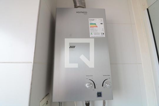 Cozinha e Área de Serviço- aquecedor  de apartamento para alugar com 2 quartos, 53m² em Alto do Pari, São Paulo