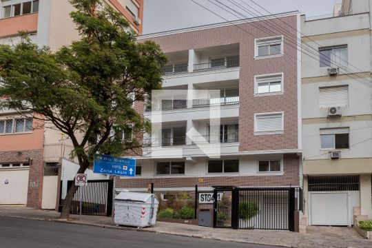 Fachada de apartamento à venda com 1 quarto, 55m² em Floresta, Porto Alegre