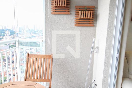 Sacada Sala de apartamento à venda com 1 quarto, 42m² em Lauzane Paulista, São Paulo