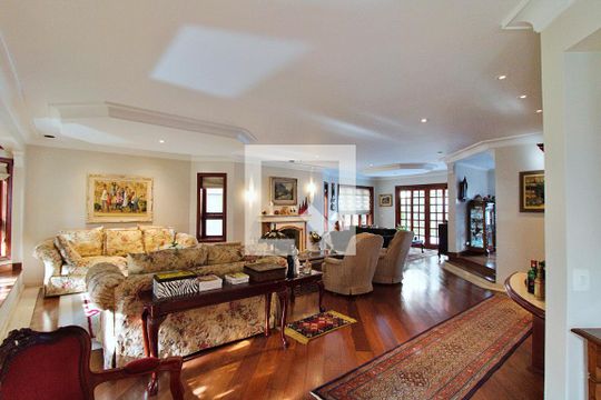 Sala de casa de condomínio à venda com 4 quartos, 700m² em Residencial Morumbi, São Paulo