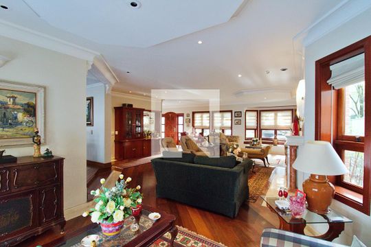 Sala de casa de condomínio à venda com 4 quartos, 700m² em Residencial Morumbi, São Paulo
