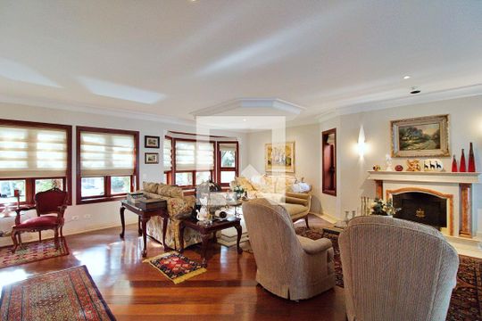 Sala de casa de condomínio à venda com 4 quartos, 700m² em Residencial Morumbi, São Paulo