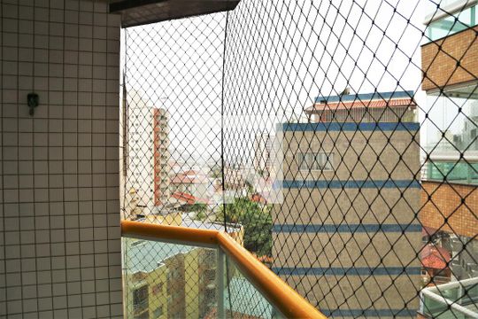 Varanda da Sala de apartamento para alugar com 1 quarto, 51m² em Caiçara, Praia Grande