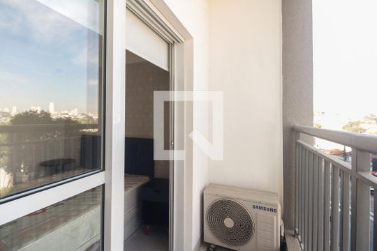 Varanda  de kitnet/studio à venda com 1 quarto, 24m² em Cidade Mãe do Céu, São Paulo