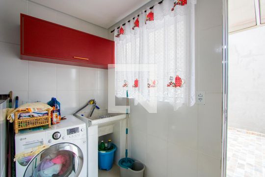 Área de Serviço de casa à venda com 6 quartos, 312m² em Vila Guarani, Santo André