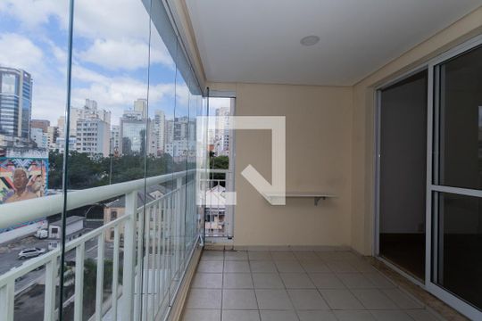 Varanda da Sala de apartamento para alugar com 2 quartos, 67m² em Barra Funda, São Paulo