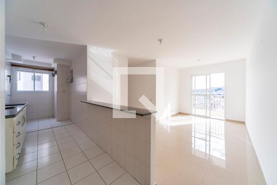 Sala de apartamento à venda com 3 quartos, 61m² em Jardim Santo André, Santo André