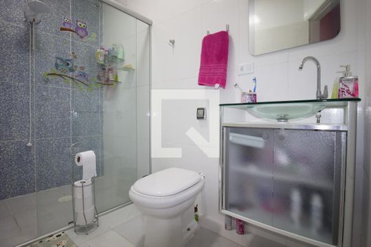 Banheiro da Suíte  de casa à venda com 3 quartos, 142m² em Cidade Patriarca, São Paulo