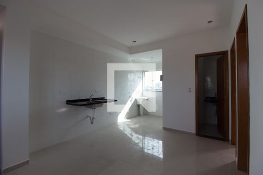 Sala/Cozinha de apartamento à venda com 2 quartos, 43m² em Vila Guilhermina, São Paulo