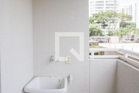 Área de Serviço de kitnet/studio à venda com 1 quarto, 33m² em Santo Amaro, São Paulo