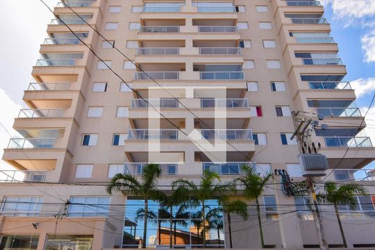 Fachada de apartamento para alugar com 2 quartos, 67m² em Loteamento João Batista Julião, Guarujá