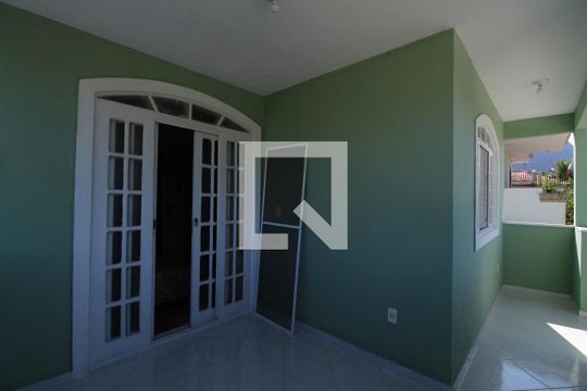 Varanda - Suíte de casa de condomínio à venda com 4 quartos, 550m² em Vargem Pequena, Rio de Janeiro