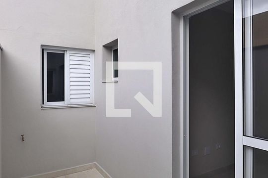 Varanda da Sala de apartamento para alugar com 2 quartos, 54m² em Santa Maria, Santo André