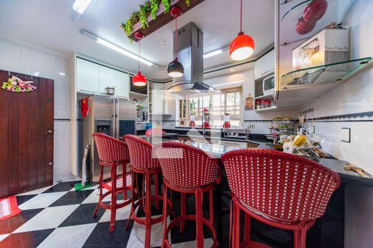 Cozinha de casa à venda com 4 quartos, 300m² em Jardim Bela Vista, Santo André