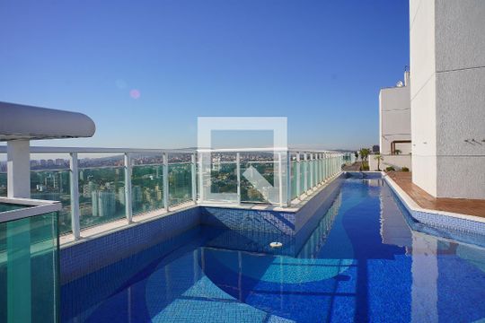 Área comum - Piscina de apartamento para alugar com 3 quartos, 100m² em Boa Vista, Porto Alegre