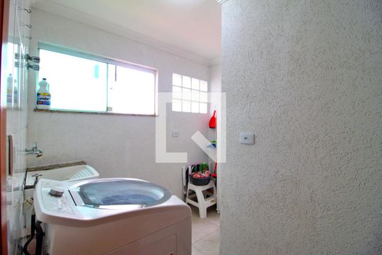 Área de Serviço de casa de condomínio à venda com 3 quartos, 158m² em Vila Assunção, Santo André
