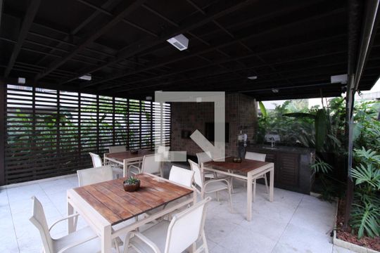 Área Comum - Churrasqueira de apartamento para alugar com 3 quartos, 93m² em Vargem Pequena, Rio de Janeiro