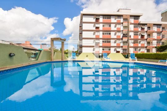 Área Comum - Piscina de apartamento para alugar com 3 quartos, 110m² em Loteamento João Batista Julião, Guarujá