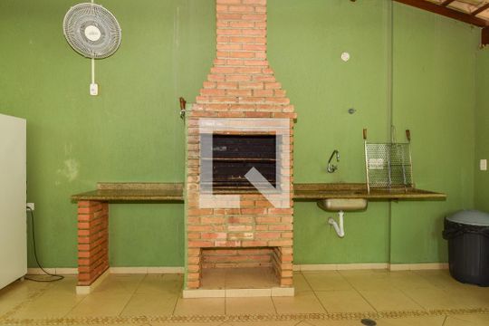 Área Comum - Churrasqueira de apartamento para alugar com 3 quartos, 110m² em Loteamento João Batista Julião, Guarujá