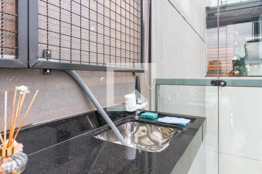 Área de Serviço de apartamento para alugar com 1 quarto, 32m² em Vila Cordeiro, São Paulo
