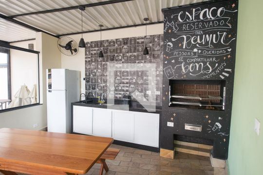 Área comum - Churrasqueira de apartamento para alugar com 2 quartos, 50m² em Vila Nossa Senhora das Gracas, Taubaté