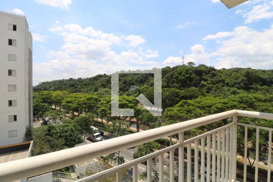 Varanda da Sala de apartamento para alugar com 2 quartos, 47m² em Jardim Colonial, São Paulo
