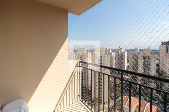 Varanda  de apartamento à venda com 3 quartos, 63m² em Jardim Celeste, São Bernardo do Campo
