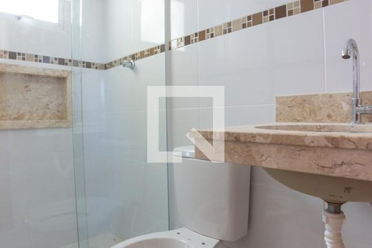Banheiro de casa de condomínio à venda com 1 quarto, 35m² em Vila Dom Pedro Ii, São Paulo
