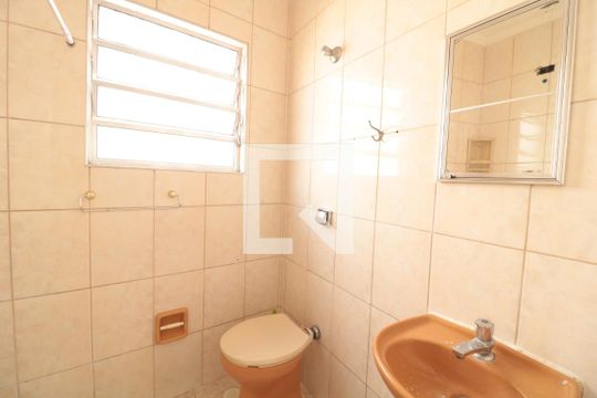 Banheiro Social de casa de condomínio para alugar com 1 quarto, 45m² em Alto da Mooca, São Paulo