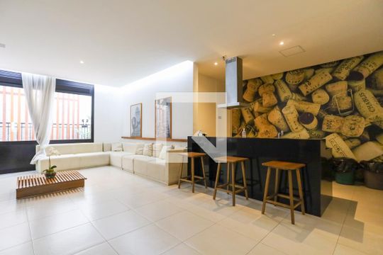Área comum de apartamento à venda com 1 quarto, 43m² em Santa Cecília, São Paulo