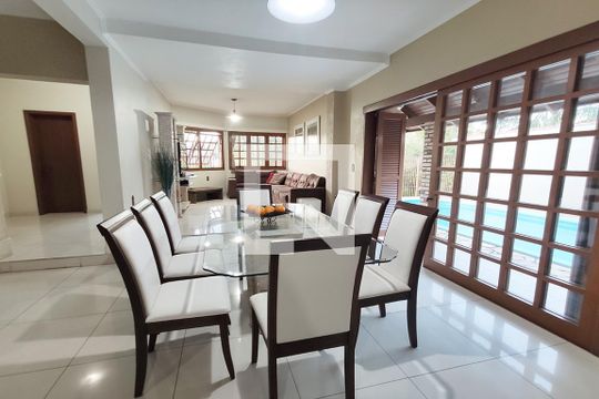 Sala de Jantar de casa para alugar com 3 quartos, 284m² em Canudos, Novo Hamburgo
