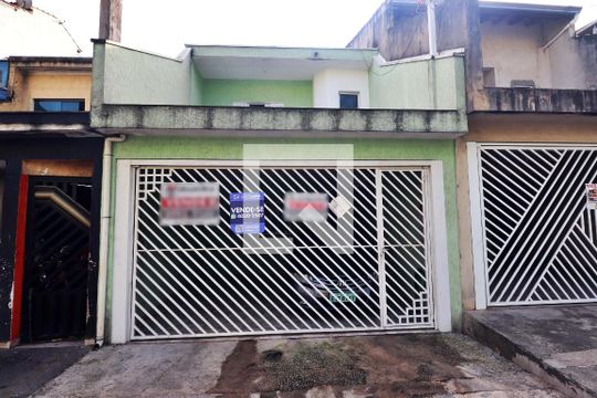 Fachada de casa à venda com 3 quartos, 125m² em Jardim Las Vegas, Santo André