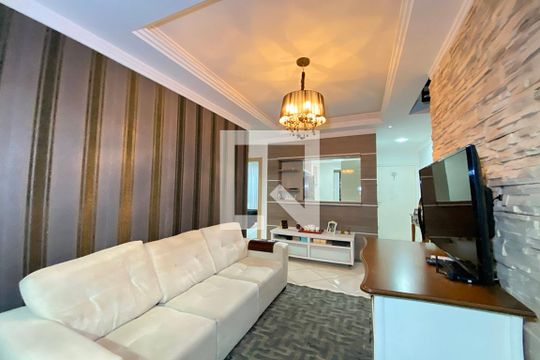 Sala de Estar de apartamento à venda com 3 quartos, 110m² em Morro do Espelho, São Leopoldo