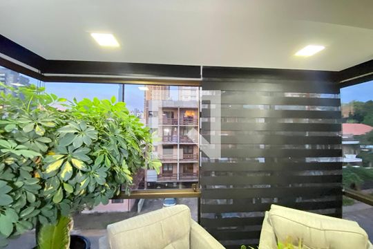 Janela da Sala de Estar de apartamento à venda com 3 quartos, 110m² em Morro do Espelho, São Leopoldo