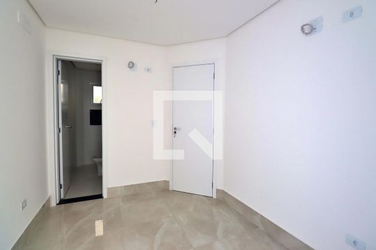 Quarto Suíte de apartamento à venda com 2 quartos, 43m² em Vila Pires, Santo André