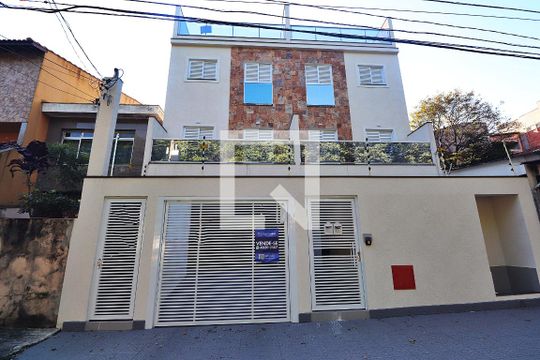 Fachada de apartamento à venda com 2 quartos, 43m² em Vila Pires, Santo André