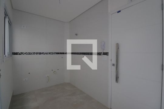 Cozinha de apartamento à venda com 2 quartos, 43m² em Vila Pires, Santo André