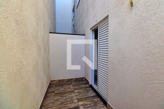Varanda da Suíte de apartamento à venda com 2 quartos, 43m² em Vila Pires, Santo André