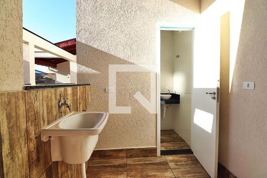 Área de Serviço de apartamento à venda com 2 quartos, 86m² em Vila Pires, Santo André