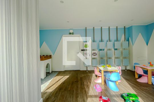 Área comum - brinquedoteca de apartamento para alugar com 2 quartos, 40m² em Brás, São Paulo