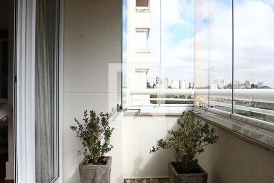Varanda da Sala de apartamento à venda com 2 quartos, 70m² em Paraíso do Morumbi, São Paulo