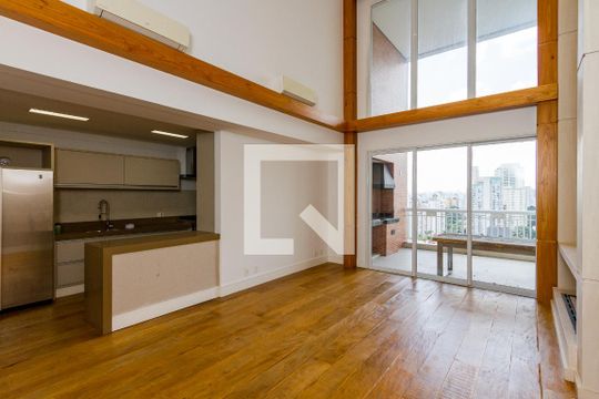 Sala de apartamento para alugar com 2 quartos, 134m² em Vila Cordeiro, São Paulo