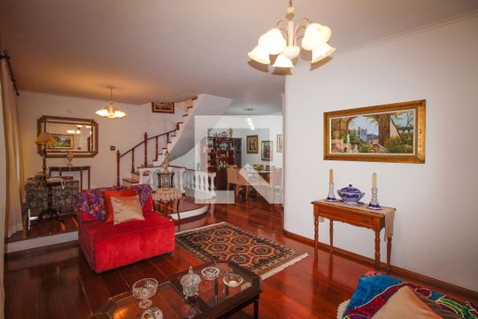Sala de Estar de casa à venda com 5 quartos, 301m² em Vila Darli, São Paulo