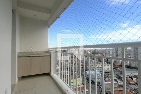 varanda de apartamento para alugar com 2 quartos, 52m² em Jardim Flor da Montanha, Guarulhos