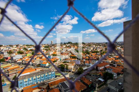 Vista da sala de apartamento para alugar com 2 quartos, 50m² em Jardim Utinga, Santo André