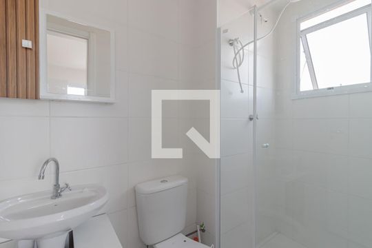Banheiro da Suíte de apartamento à venda com 1 quarto, 30m² em Jardim da Glória, São Paulo