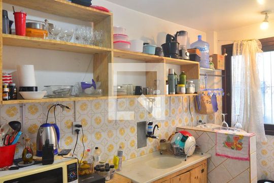 Cozinha de apartamento à venda com 1 quarto, 45m² em Nossa Senhora das Gracas, Canoas