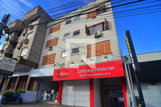 Fachada de apartamento à venda com 1 quarto, 45m² em Nossa Senhora das Gracas, Canoas