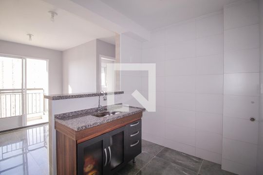 Cozinha de apartamento para alugar com 2 quartos, 36m² em Jardim Adutora, São Paulo