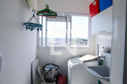 Área de Serviço de apartamento para alugar com 1 quarto, 30m² em Vila Helena, Sorocaba